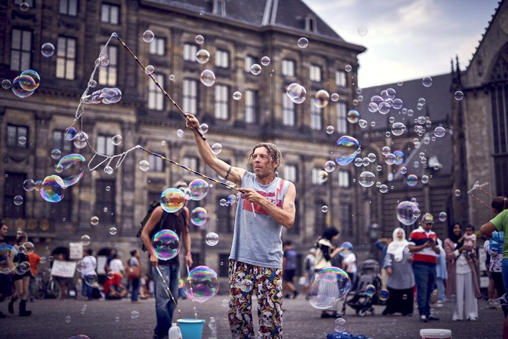 bubbles, man, nature-3956708.jpg